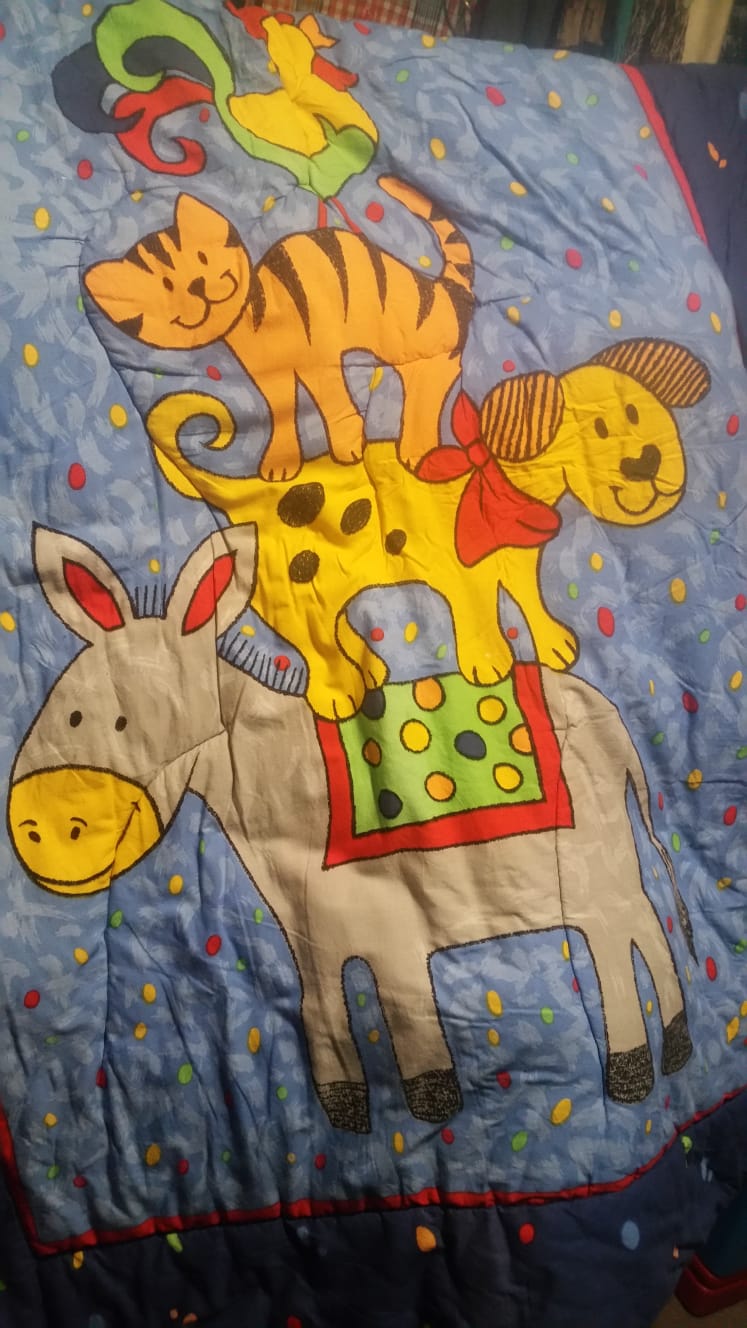 Krabbeldecke Bremer Stadtmusikanten 
0,90 m x 1,30 m 
19,90 €