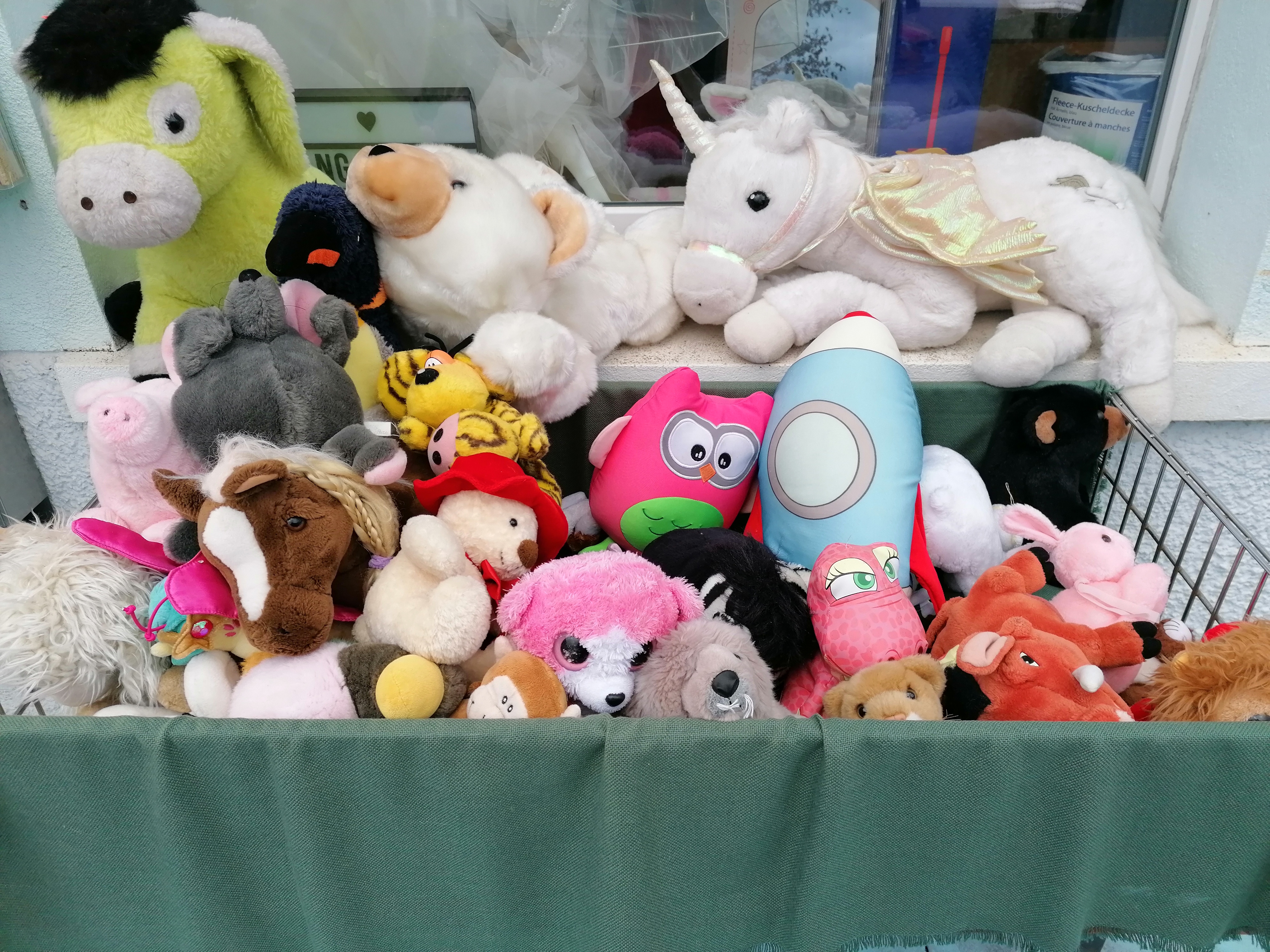 Plüschtiere suchen ein liebevolles Zuhause